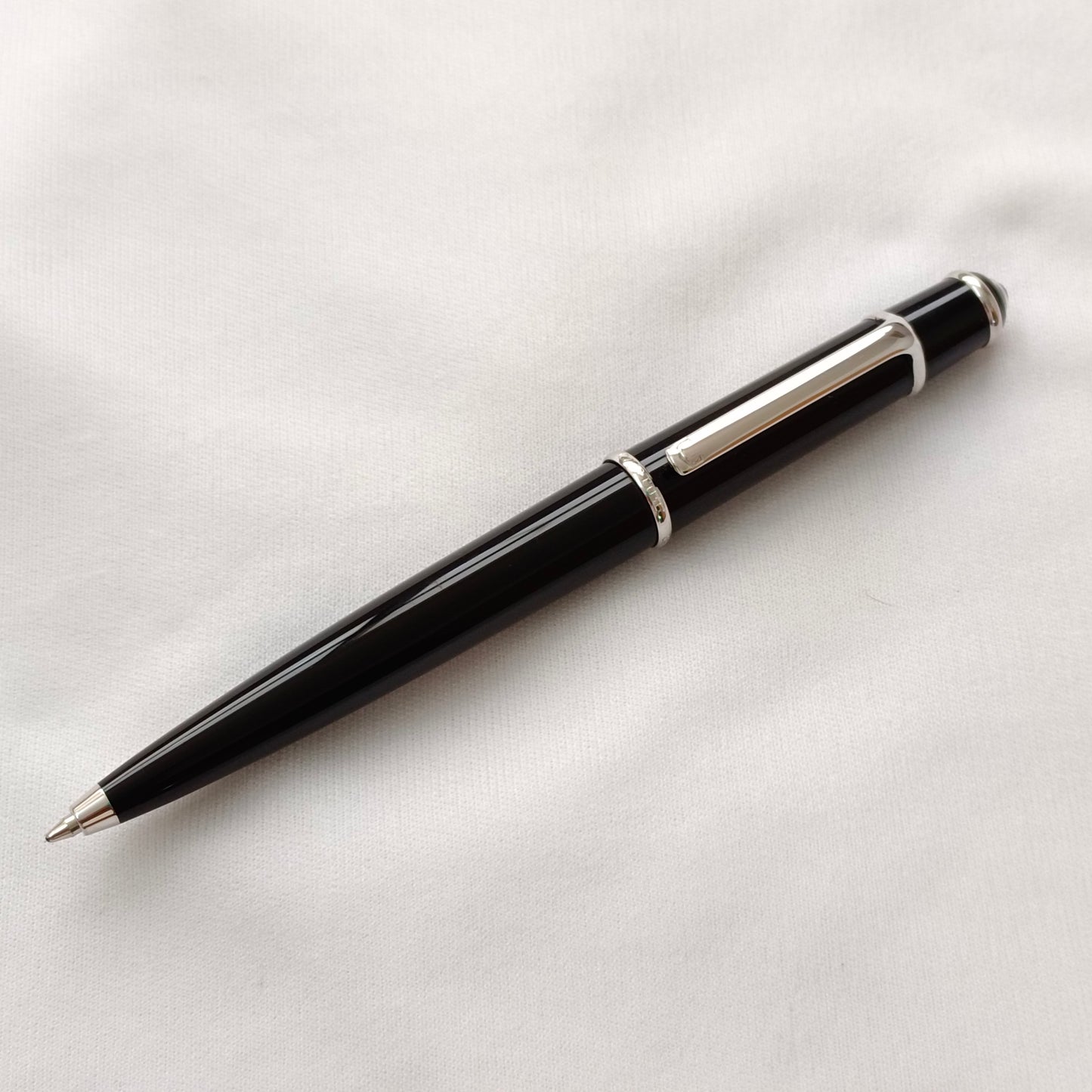 Cartier diabolo black platinum trim Ball pen