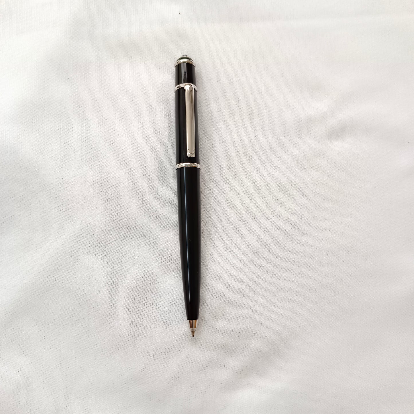 Cartier diabolo black platinum trim Ball pen
