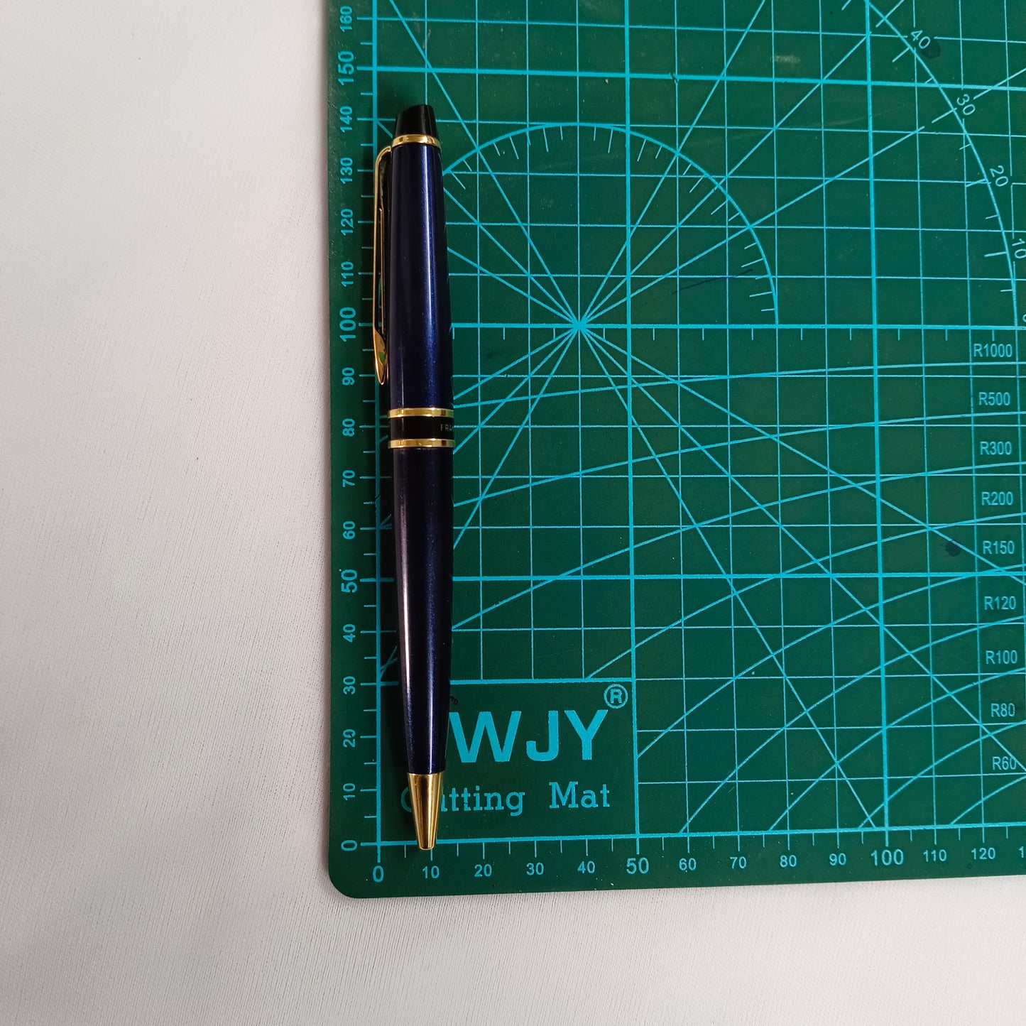 Vintage Waterman Expert Gold Trim Navy Blue Ball Pen