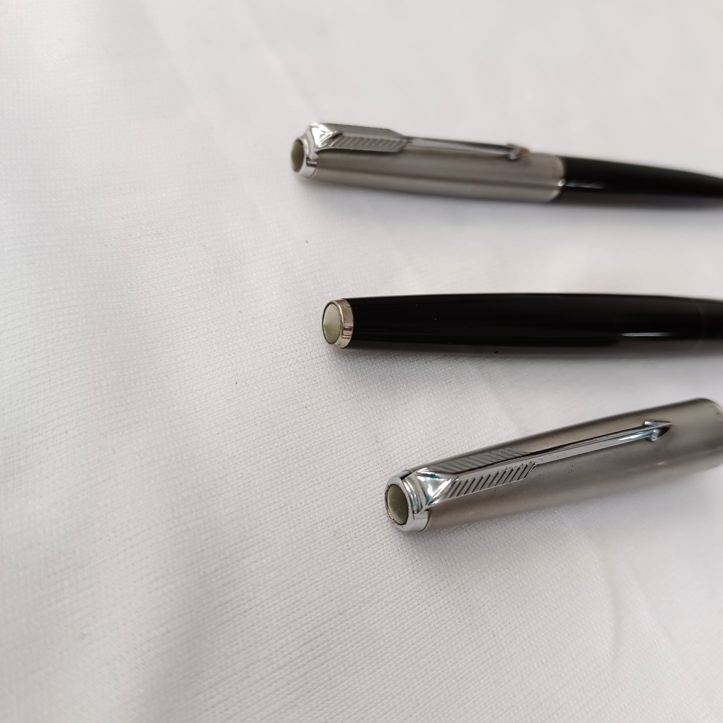 Parker 61 Black With Steel Cap Fountain & Pencil Set