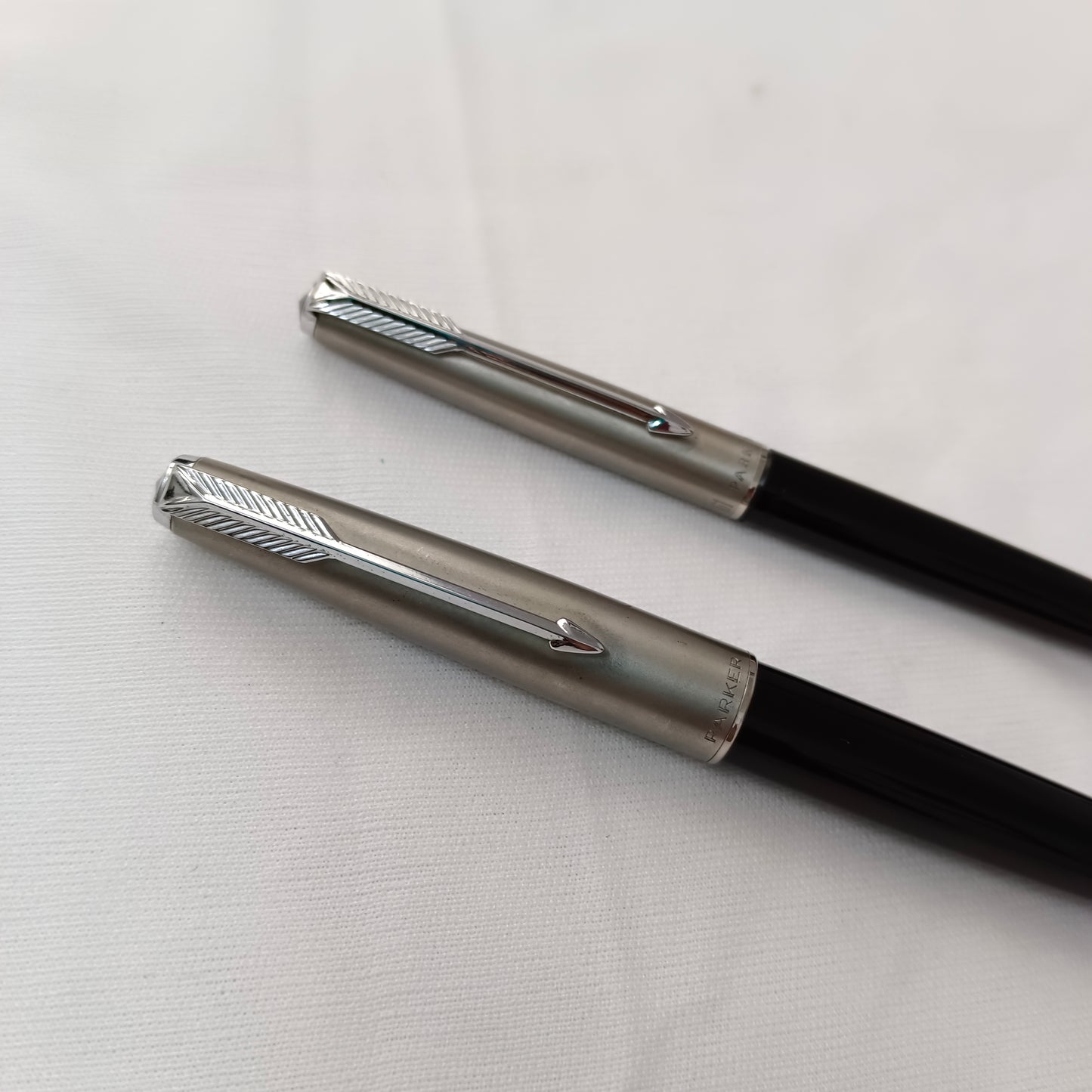 Parker 61 Black With Steel Cap Fountain & Pencil Set