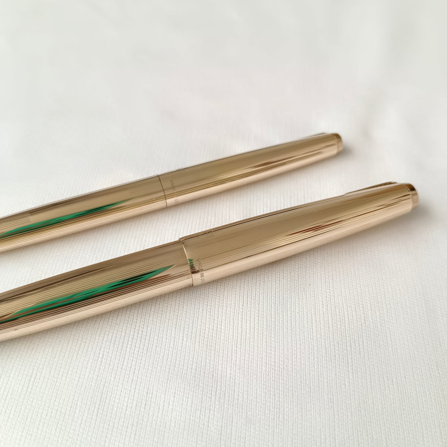 Vintage Parker 61 Signet Gold Plated Fountain & Pencil Set