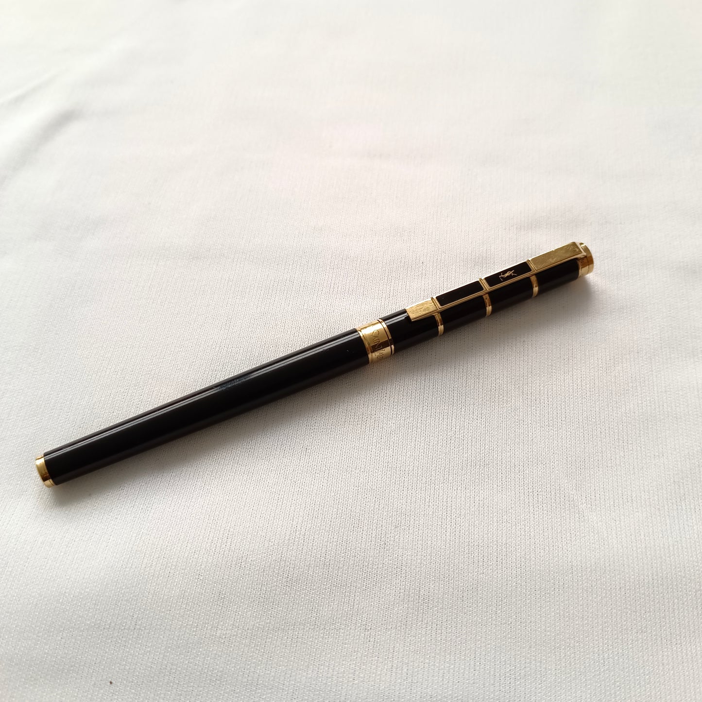 Vintage YSL - Yves Saint Laurent luxury black fountain pen