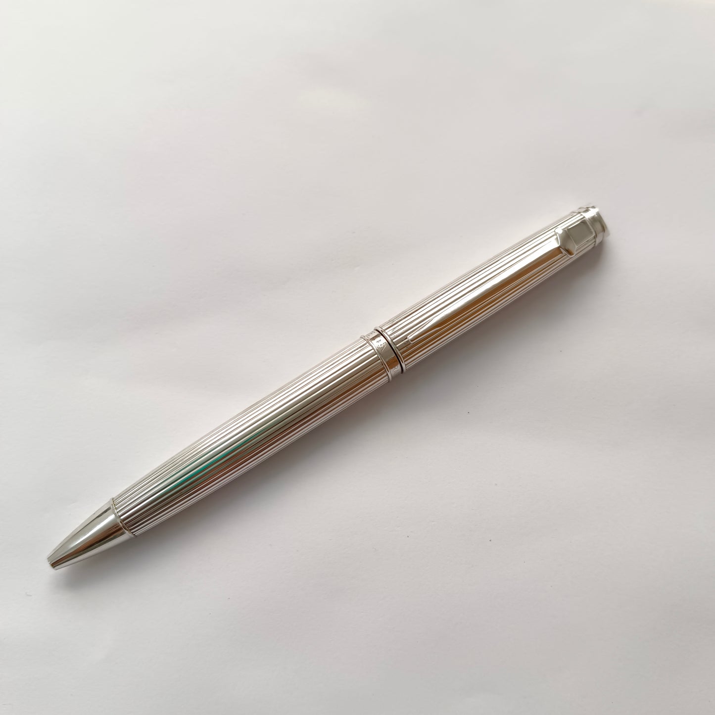 Caran D'ache Leman Gordon Rhodium Plated Ball Pen