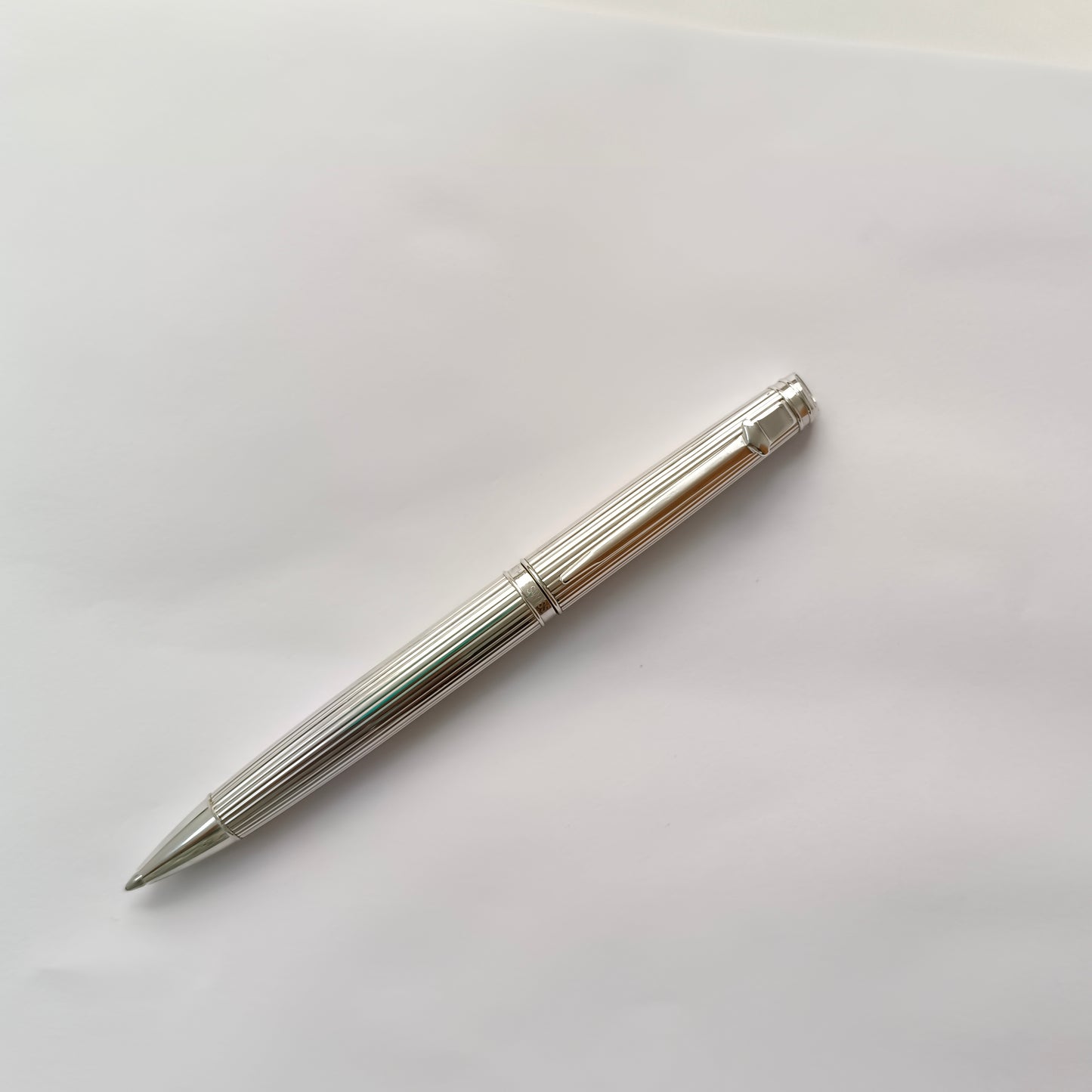 Caran D'ache Leman Gordon Rhodium Plated Ball Pen