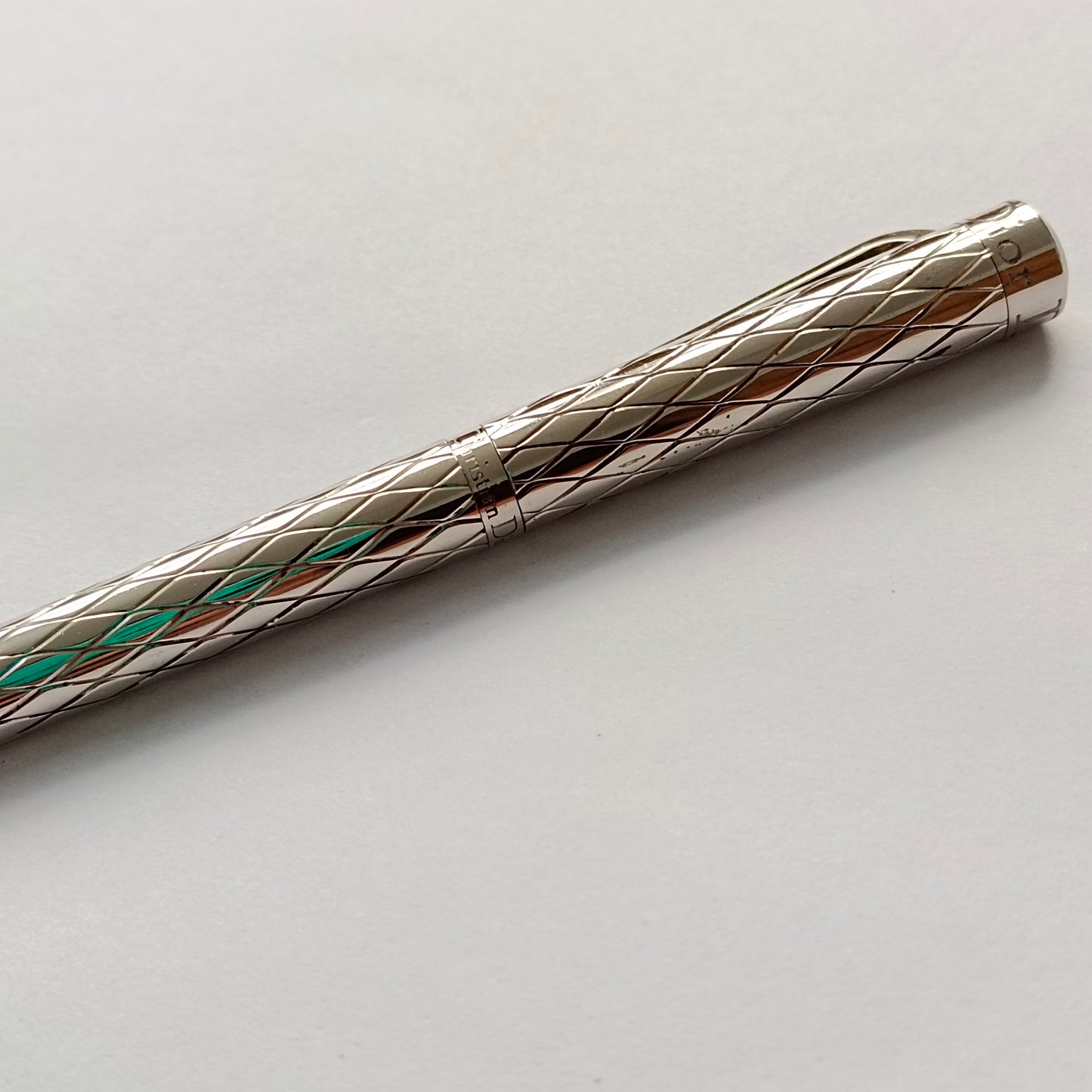 Christian Dior Silver Plated Classic Ballpoint Pen