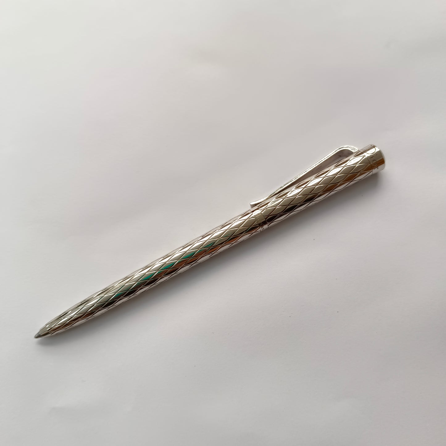 Christian Dior Silver Plated Classic Ballpoint Pen