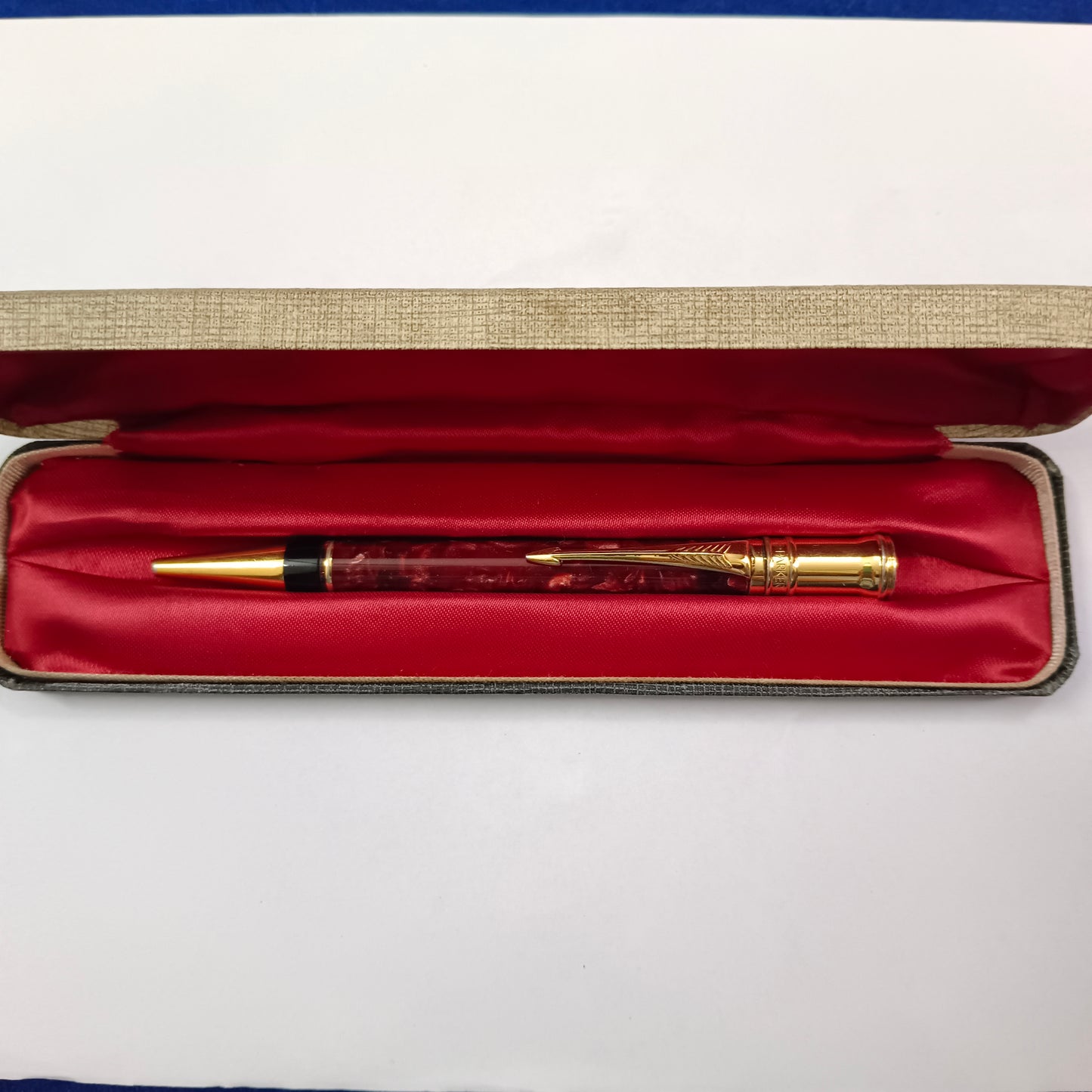 Parker Duofold Jasper Red Ballpoint Pen
