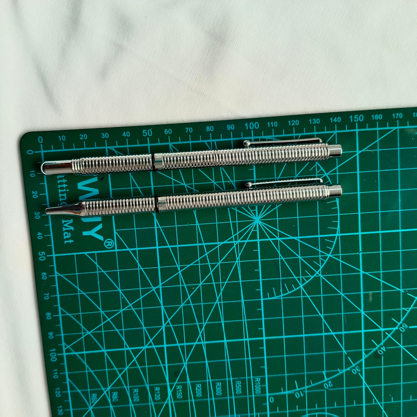 Cerutti 1881 Steel Fountain & Ballpen Set