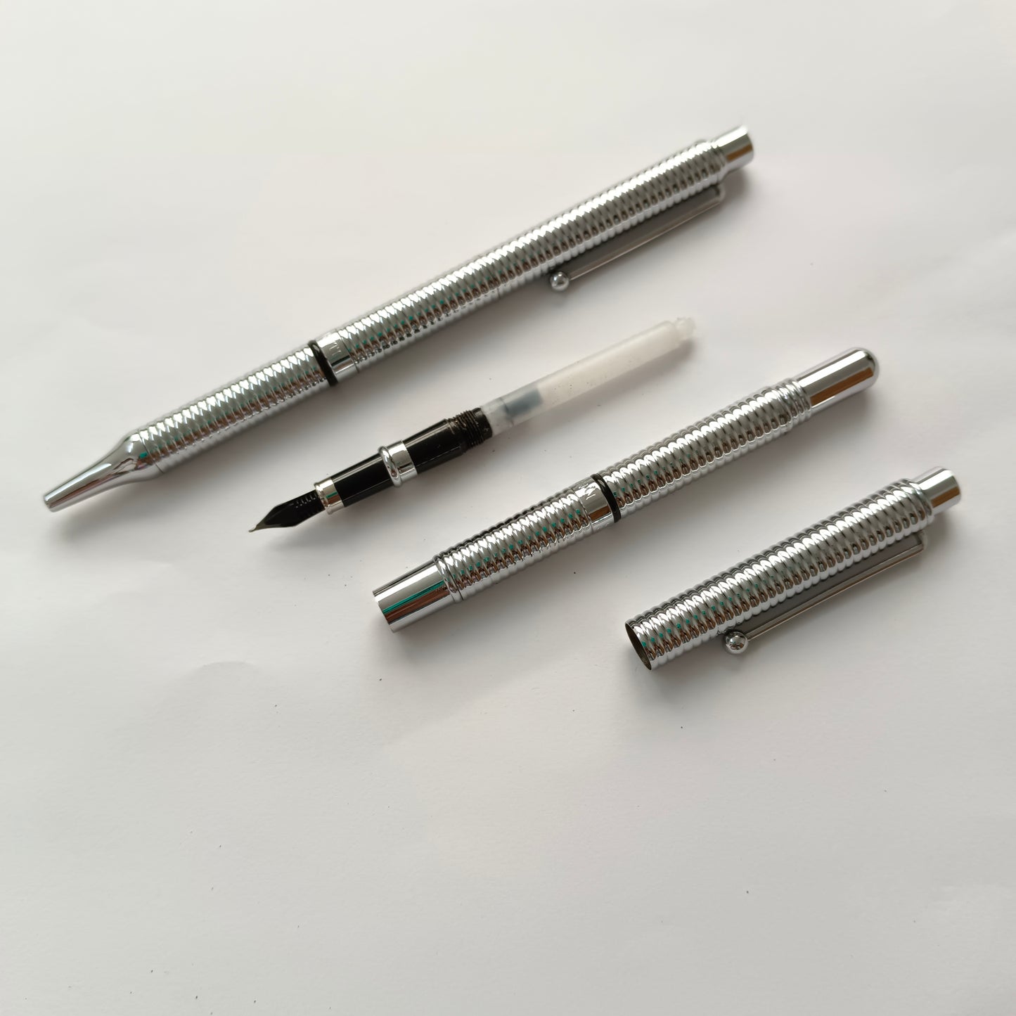 Cerutti 1881 Steel Fountain & Ballpen Set