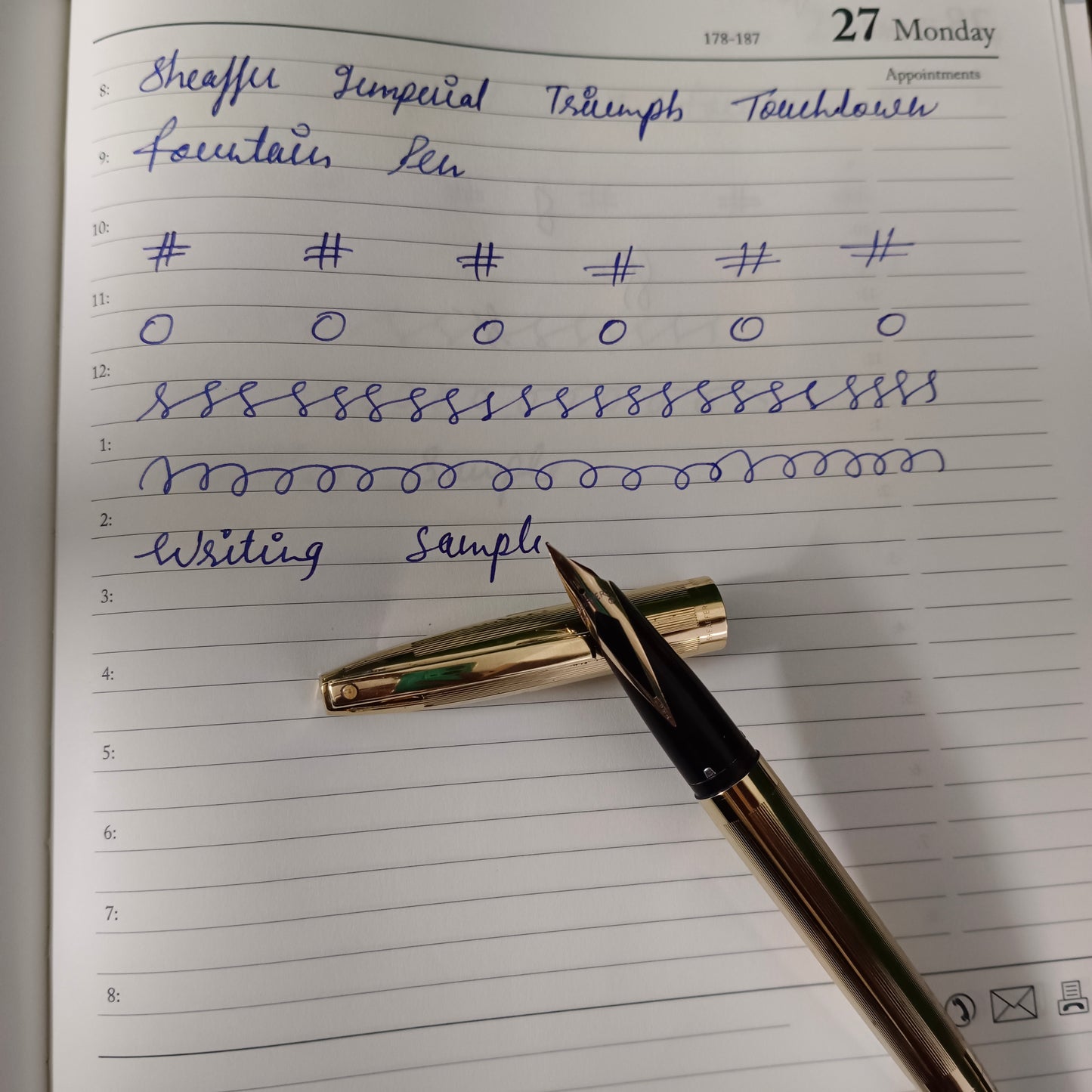 Sheaffer Imperial Triumph Touchdown Fountain Pen