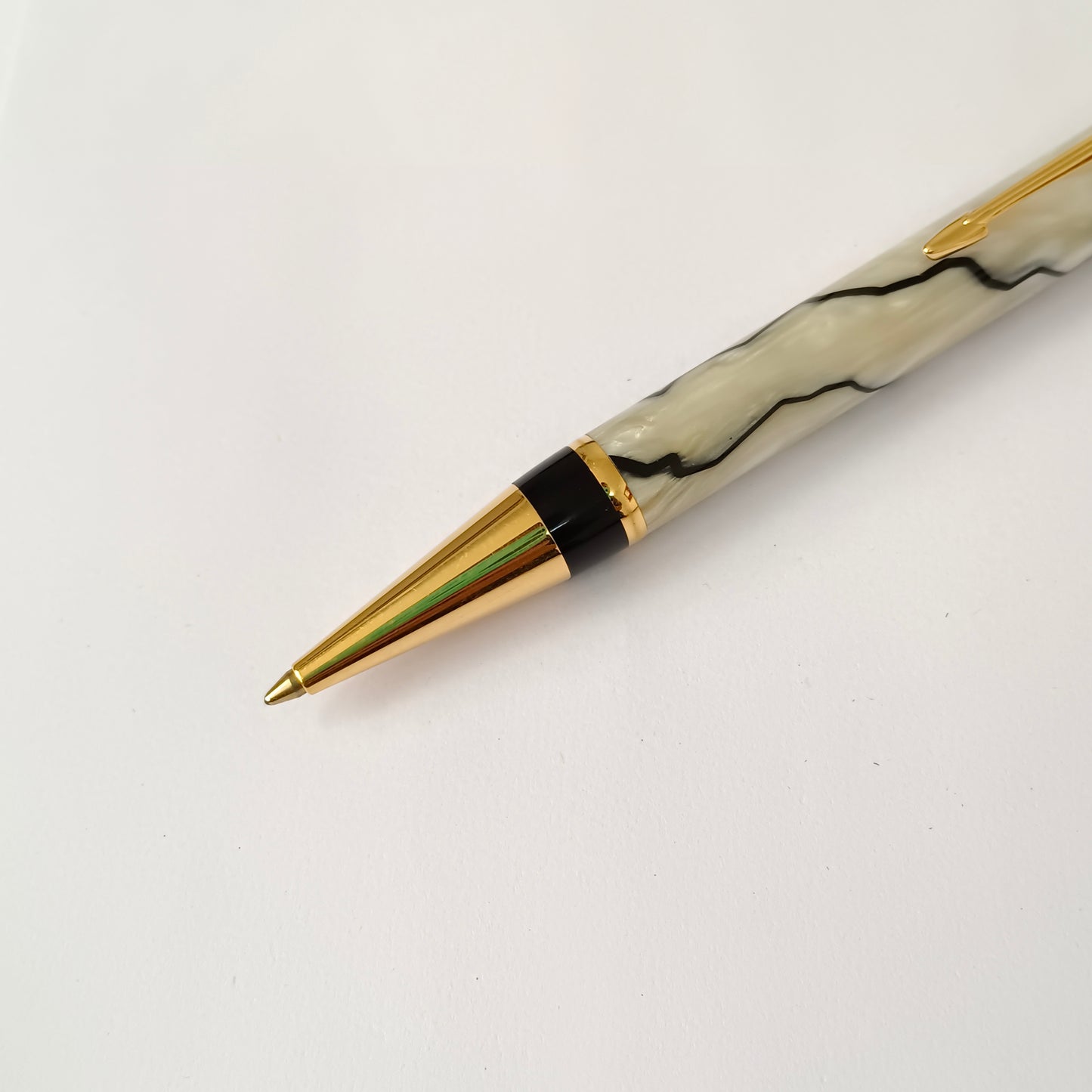 Parker Duofold Centennial Ball Pen- Pearl & Black