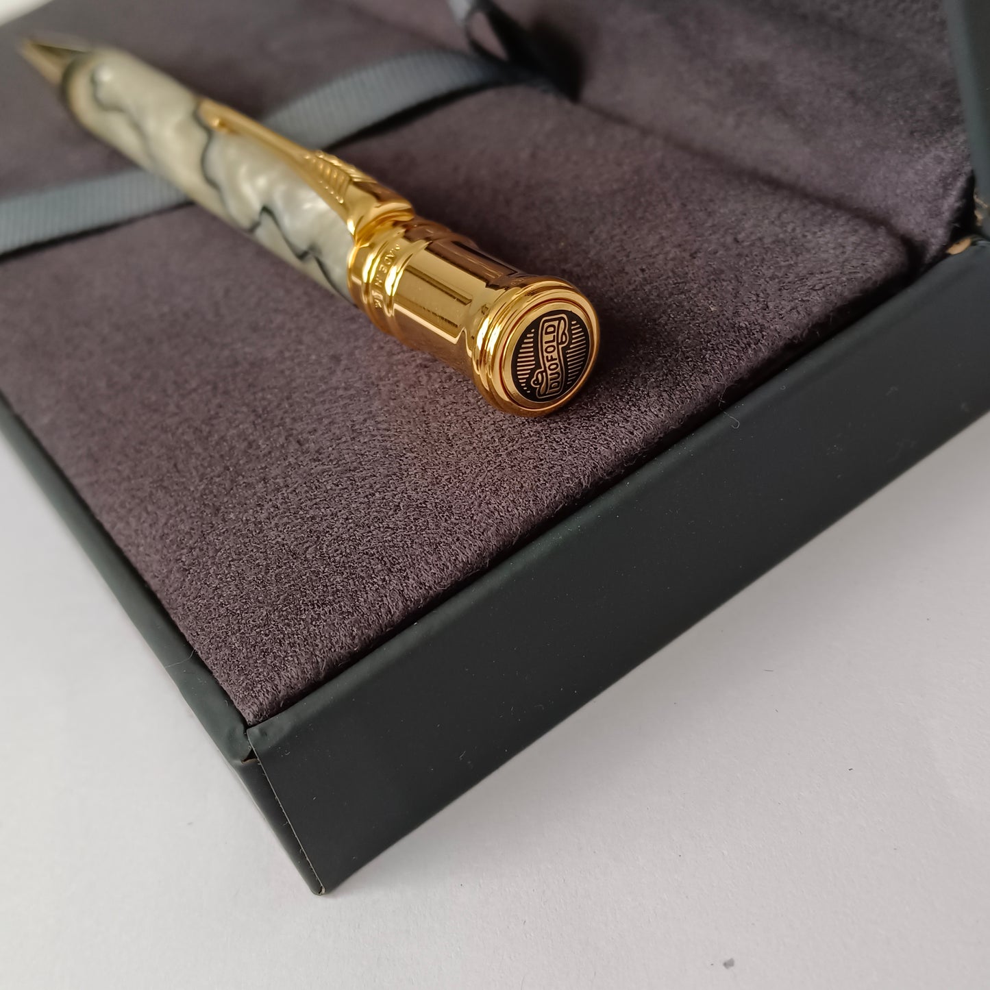 Parker Duofold Centennial Ball Pen- Pearl & Black