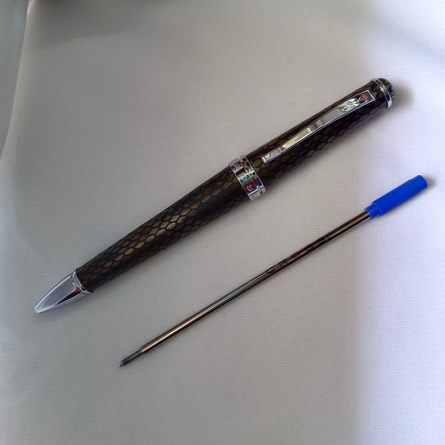 Cross Executive Series Sauvage Leather Snake Skin Ball pen