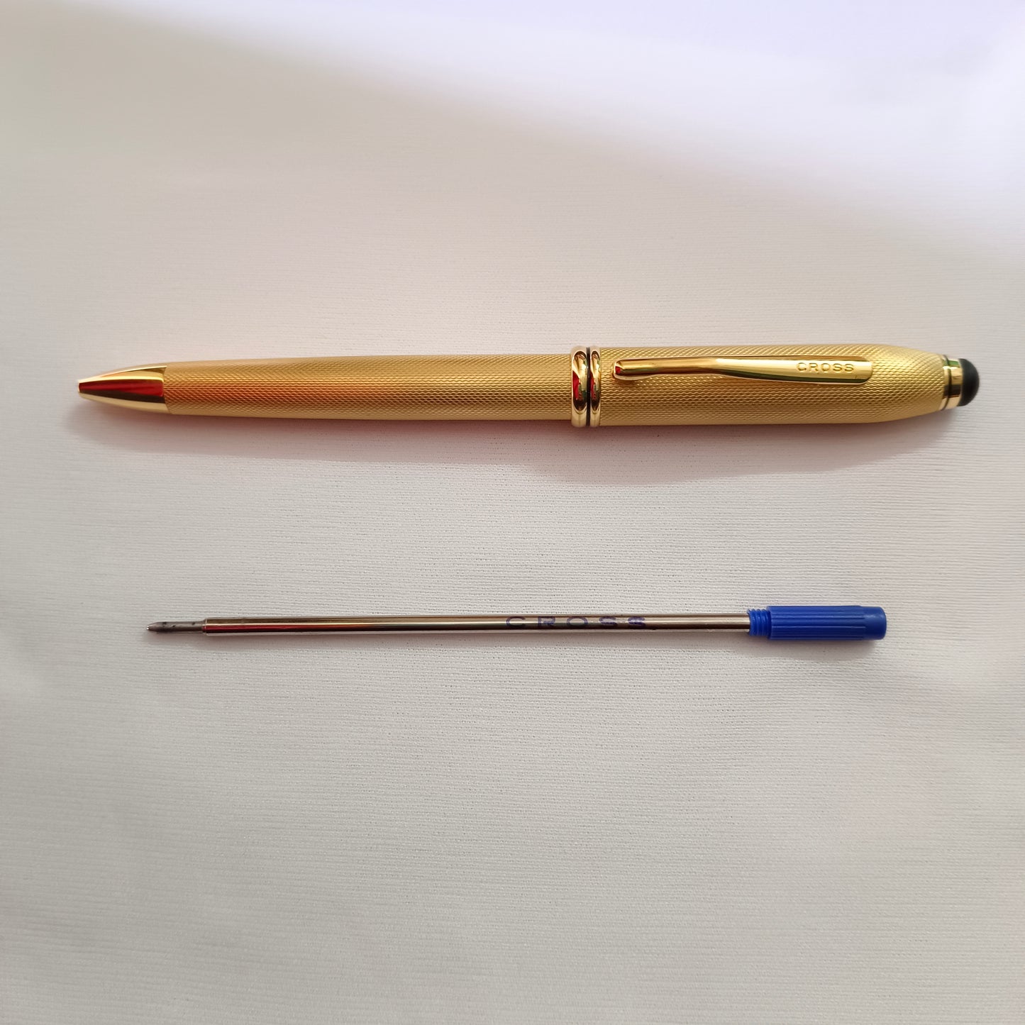Cross Townsend Stylus 23kt Gold Plate Ballpoint Pen