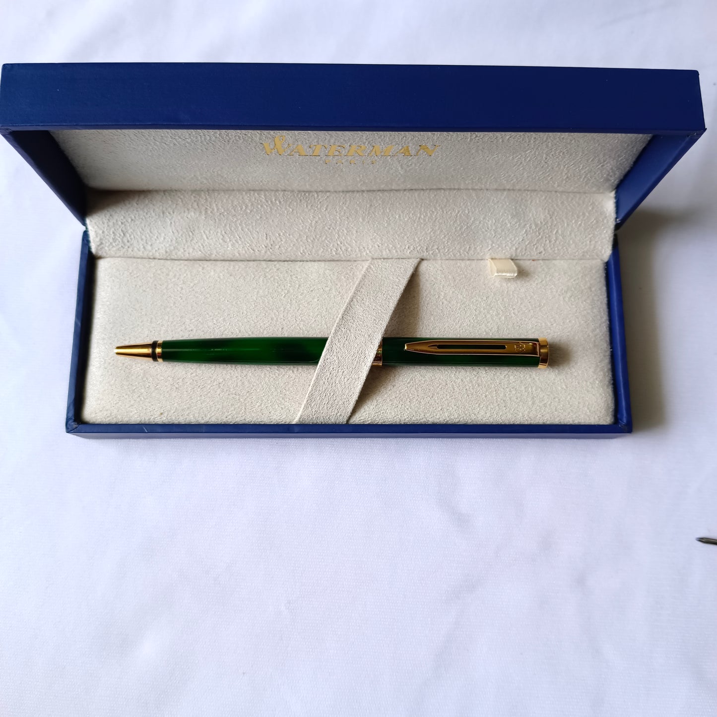 Waterman Preface Green Marble Ball Pen