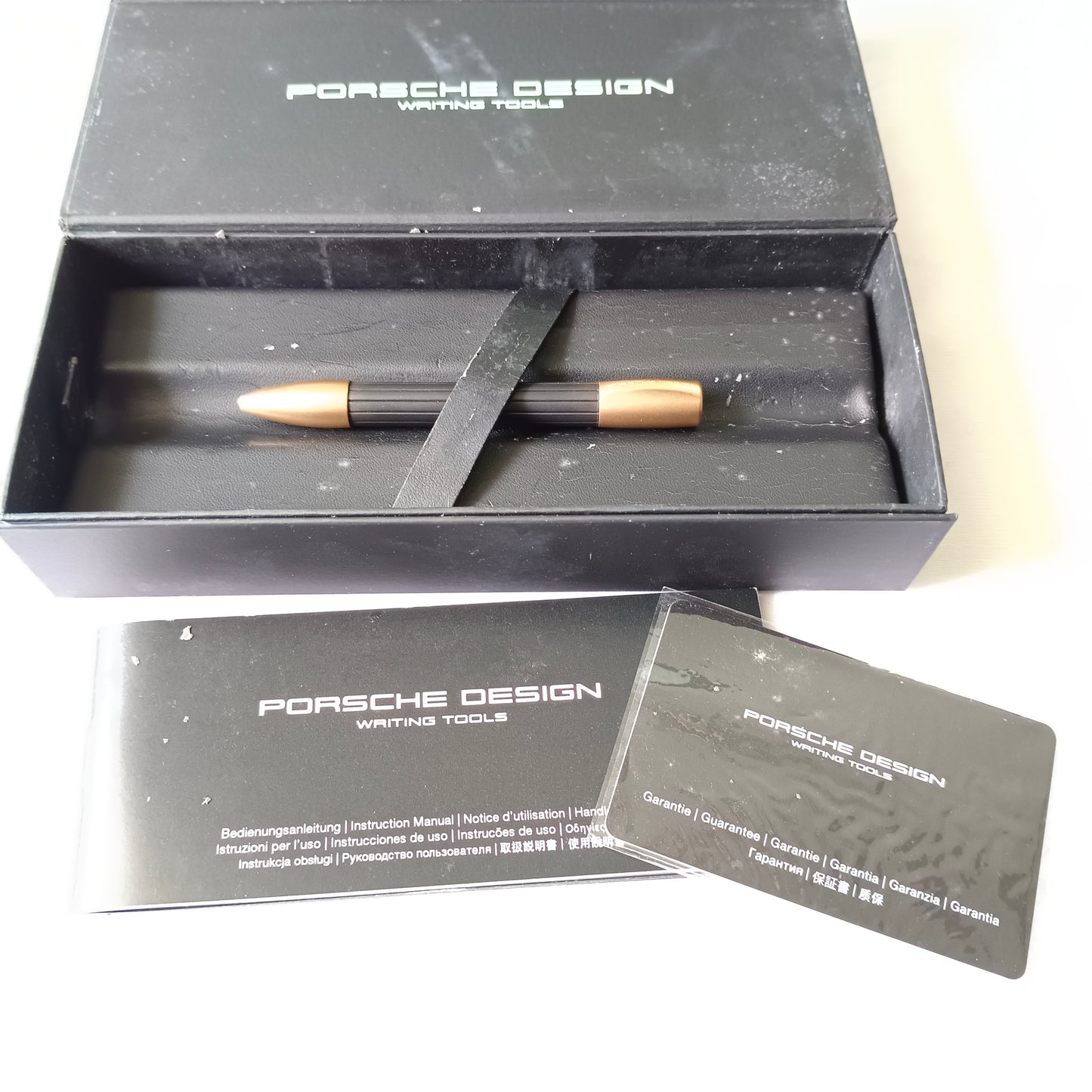 Porsche design P3140 shake black ballpoint pen