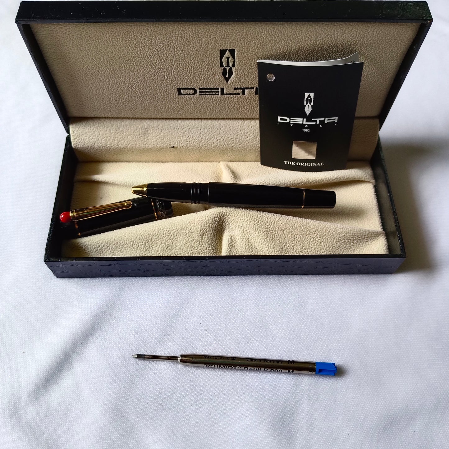 Delta Dolcevita Smorifa Black Roller Pen Appointments