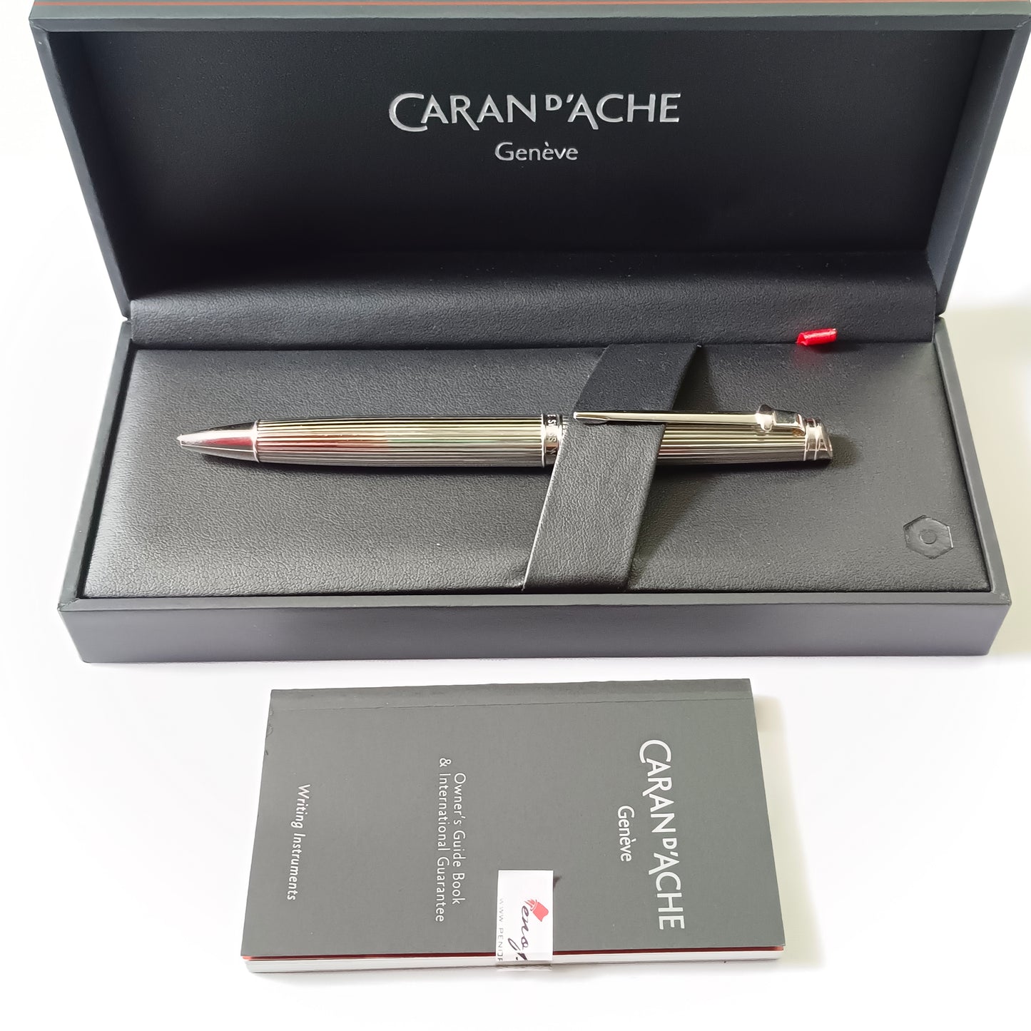 Caran D'ache Leman Gordon Rhodium Plated Ball Pen