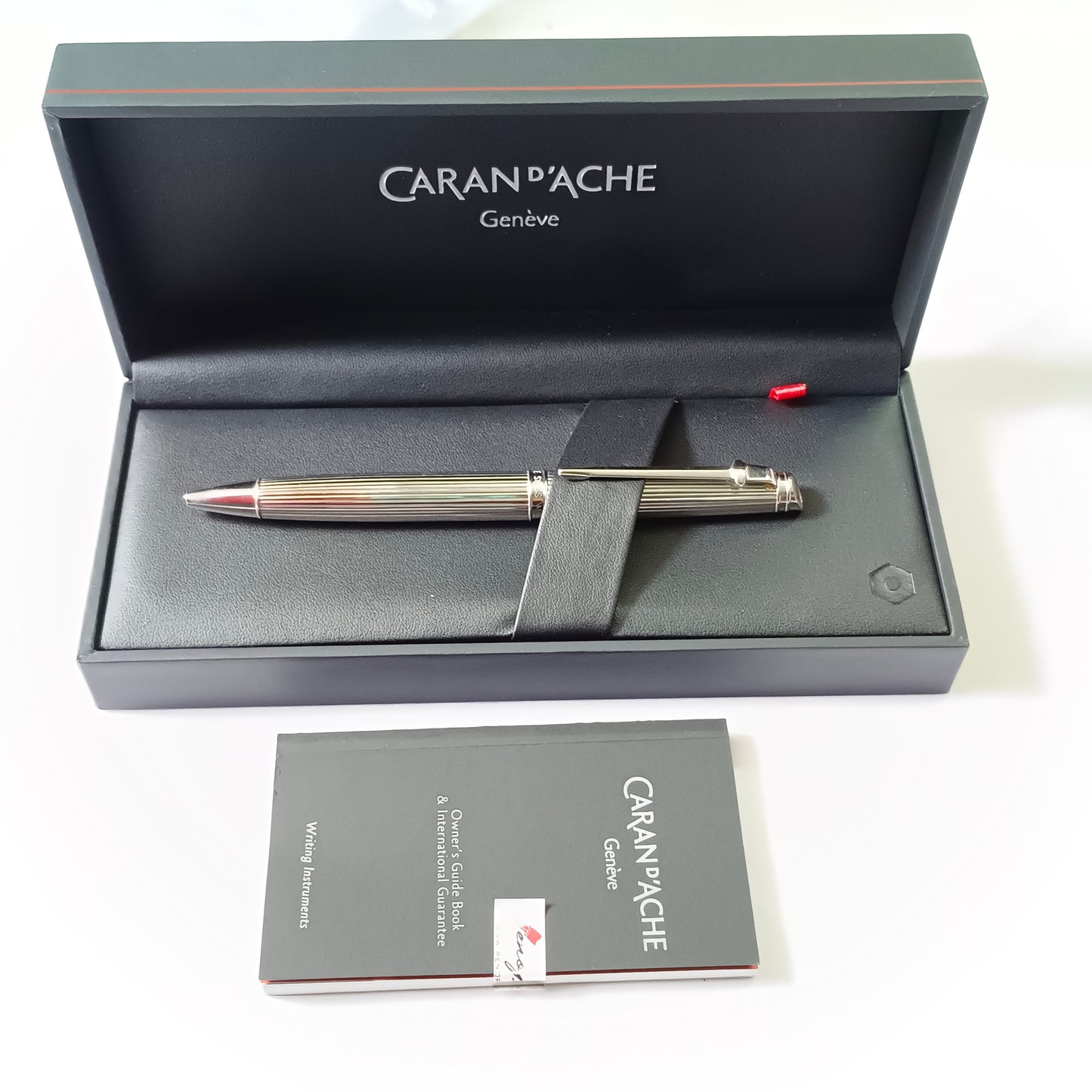 Caran D'ache Leman Gordon Rhodium Plated Ball Pen