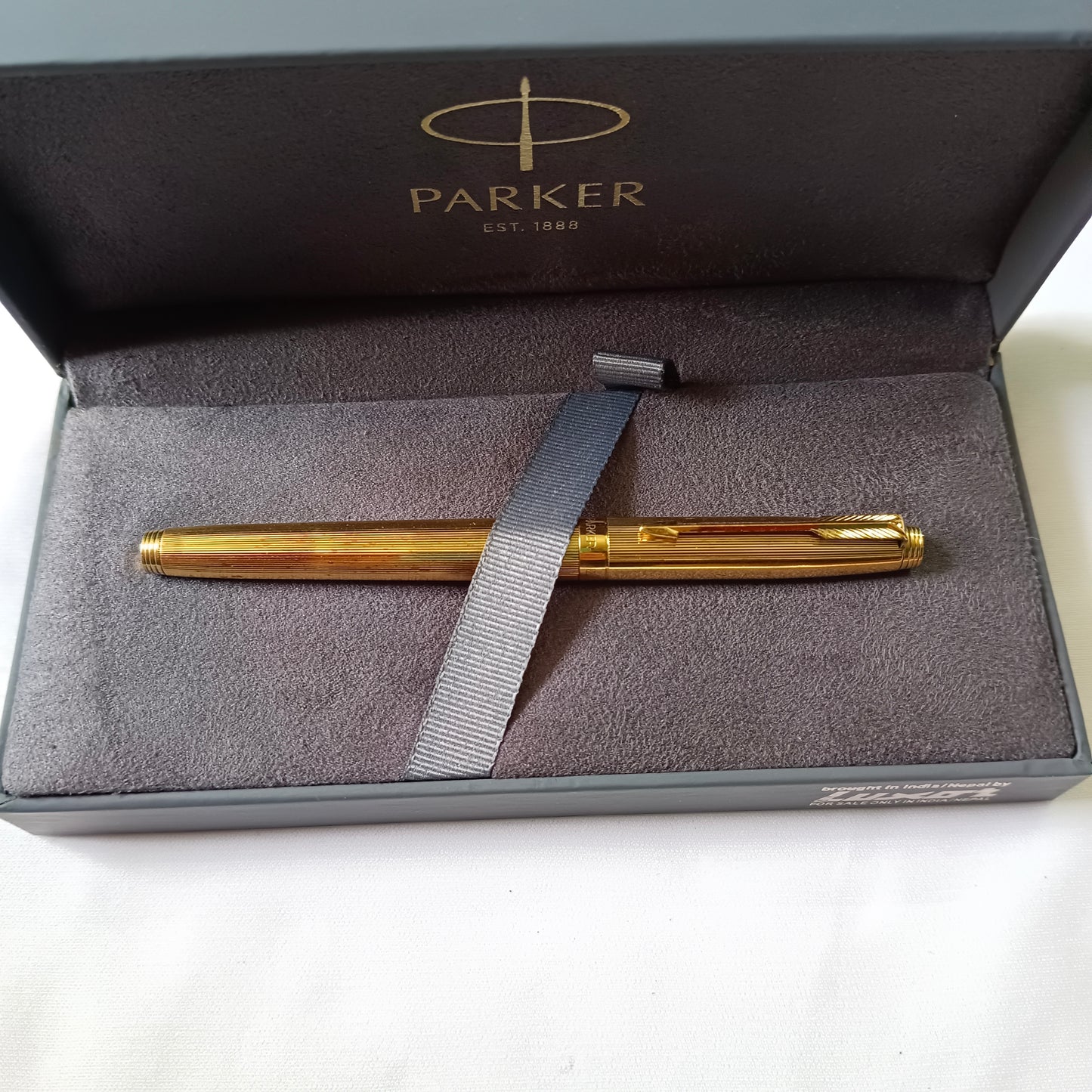 Vintage Parker 75 Milleraies 14kt Gold Nib Fountain Pen
