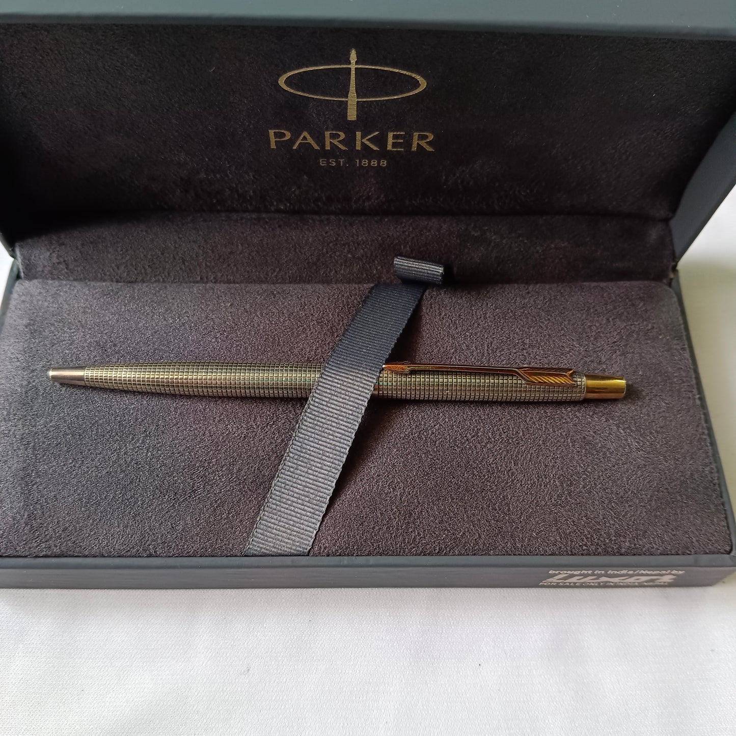 Parker Sterling Cap & Barrel Ball Pen Push Mechanism Made in USA