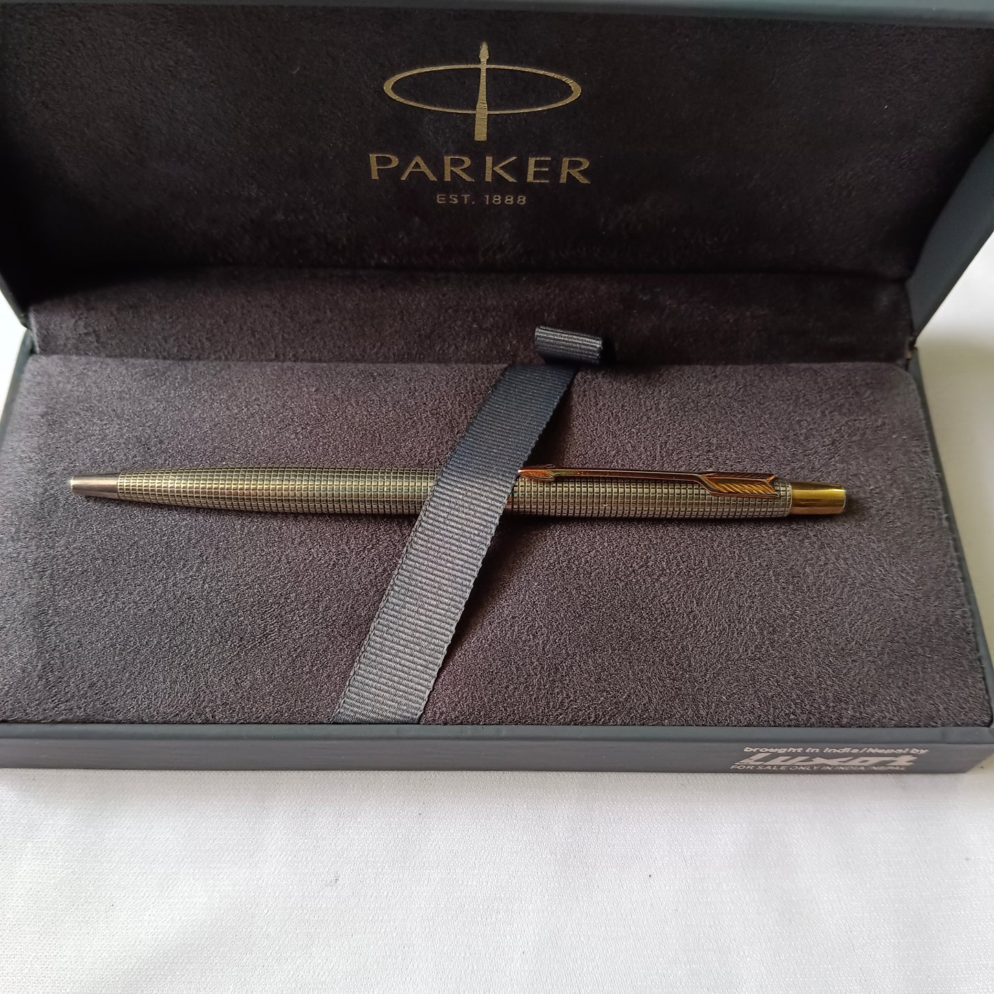 Parker Sterling Cap & Barrel Ball Pen Push Mechanism Made in USA