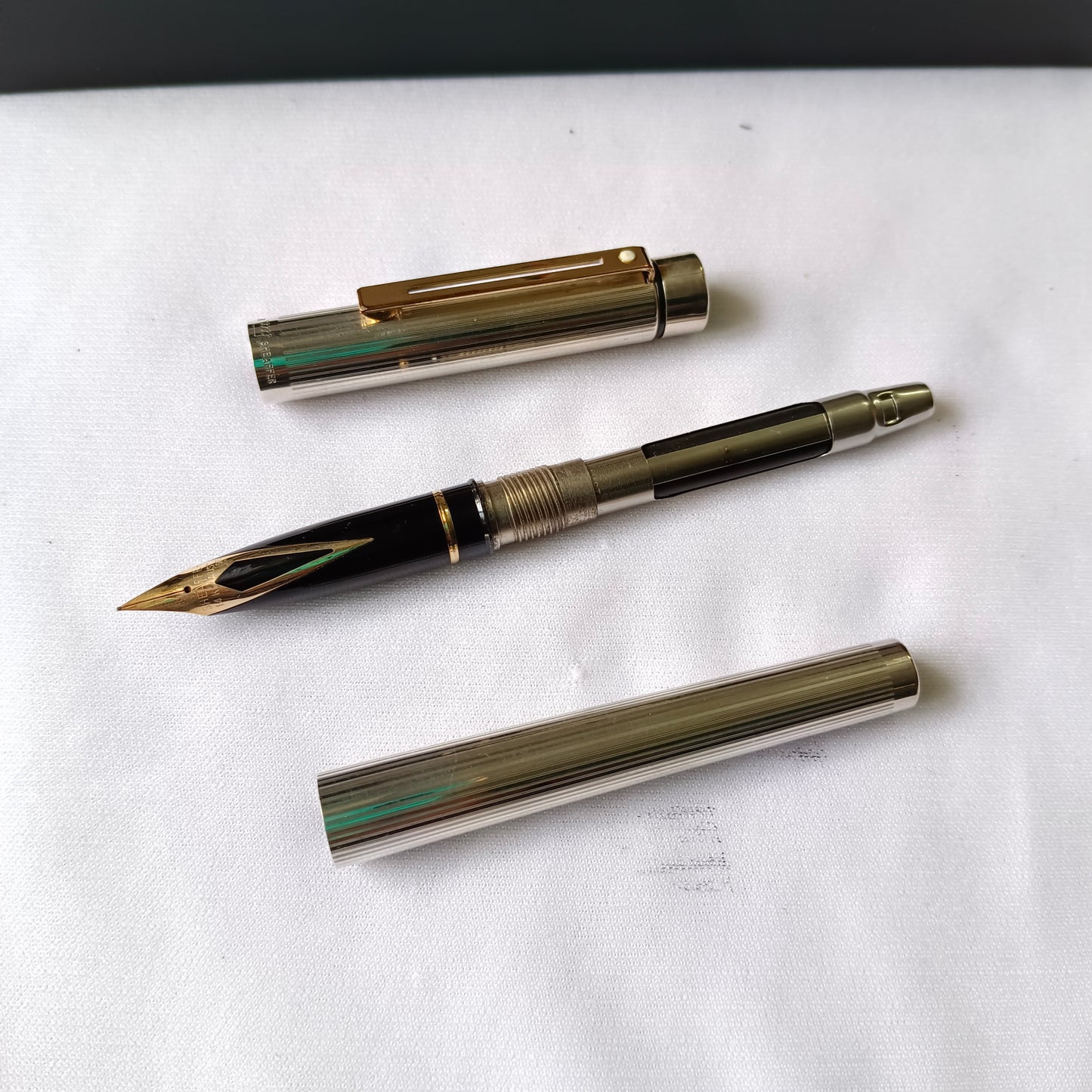 Sheaffer Targa sterling silver fountain pen