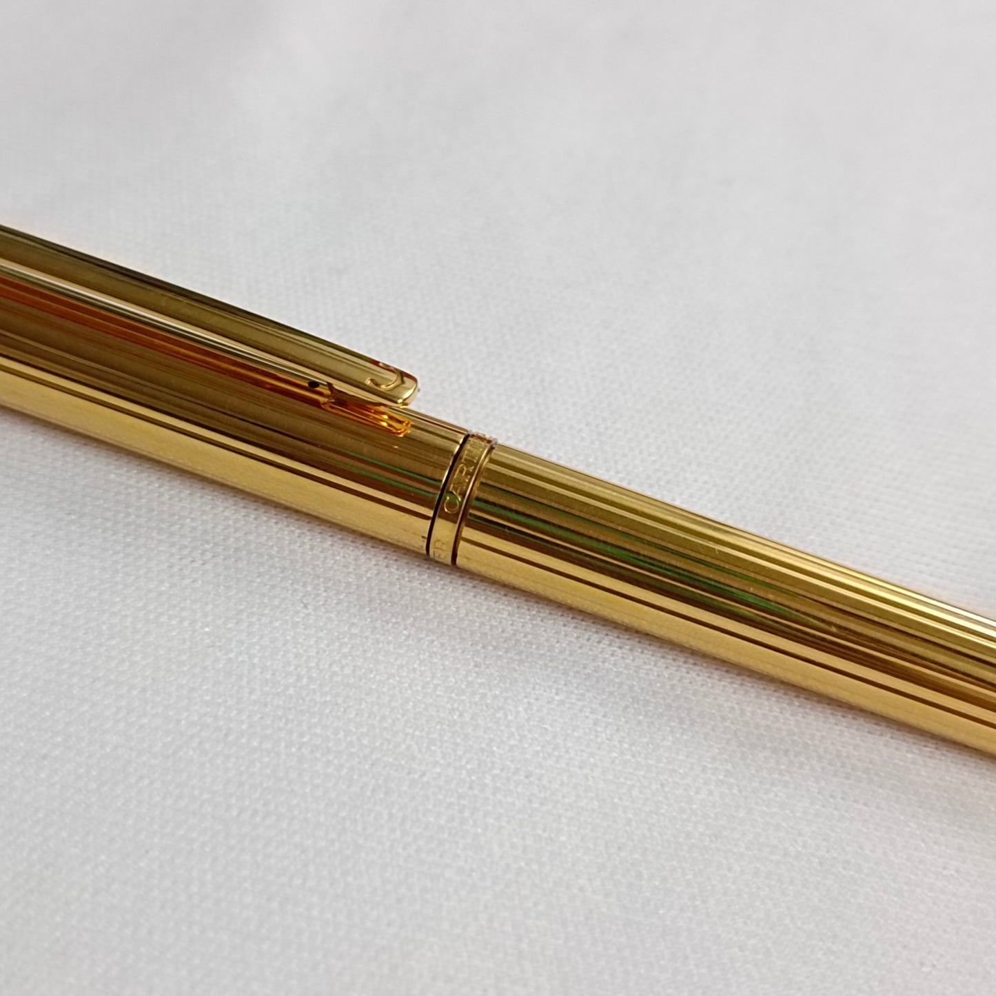 Must de Cartier Trinity Gold Plated Fountain Pen