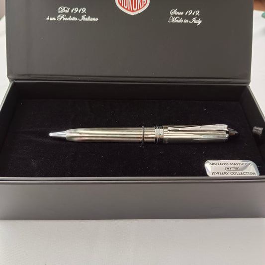 Aurora Ipsilon Silver Sterling Silver Ballpoint Pen