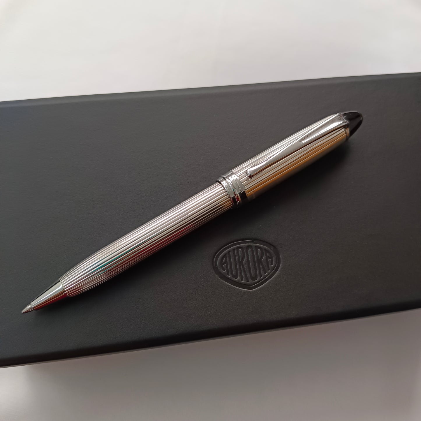 Aurora Ipsilon Silver Sterling Silver Ballpoint Pen