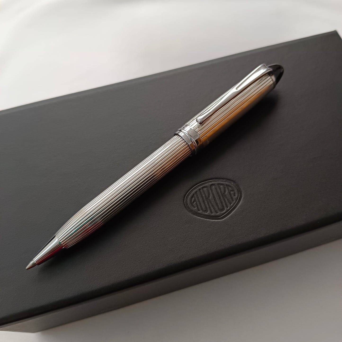 Aurora Ipsilon Silver Sterling Silver Ballpoint Pen