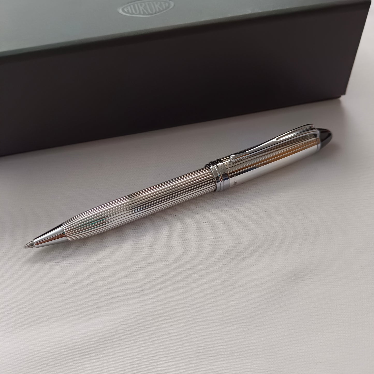 Aurora Ipsilon Silver Sterling Silver Ballpoint Pen