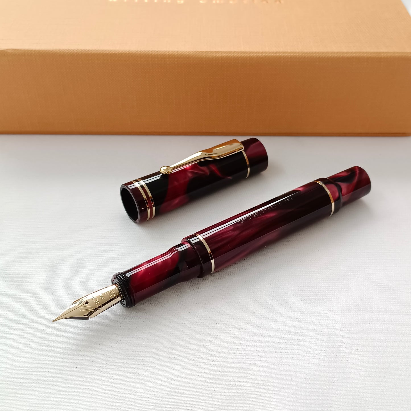 Gioia Allaria Amaranto Fountain Pen Black & Red