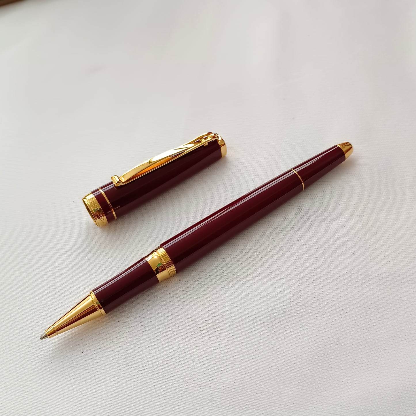 Cleo Skribent Classic Burgundy Roller Ball Pen