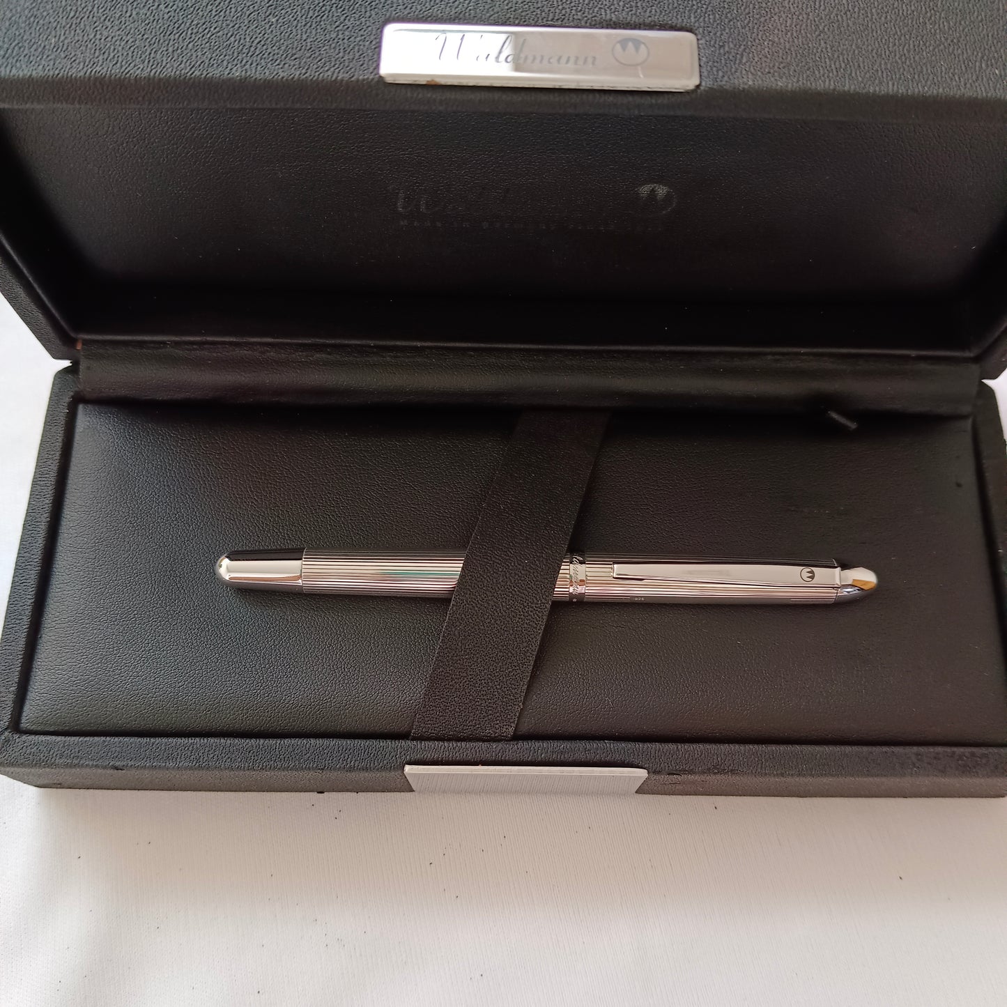 Waldmann Pocket Fountain Pen Sterling Silver 925