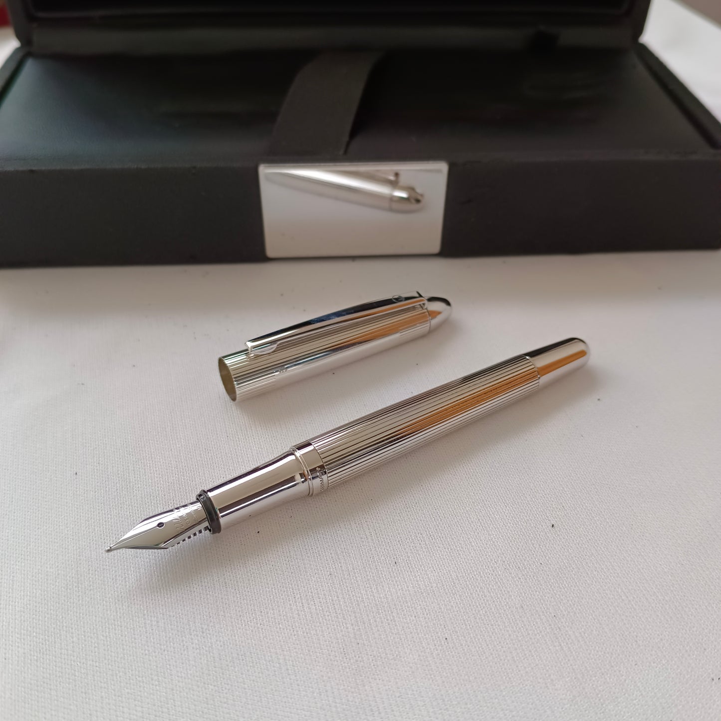 Waldmann Pocket Fountain Pen Sterling Silver 925