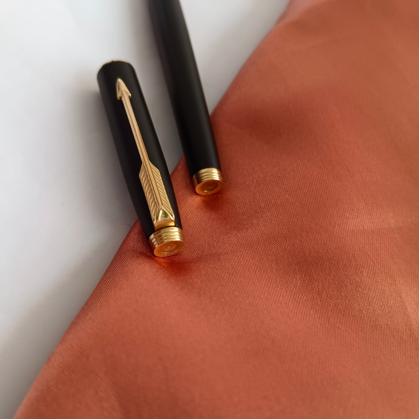 Parker 75 Fountain Pen (France) - Matte Black, Gold plated Trim