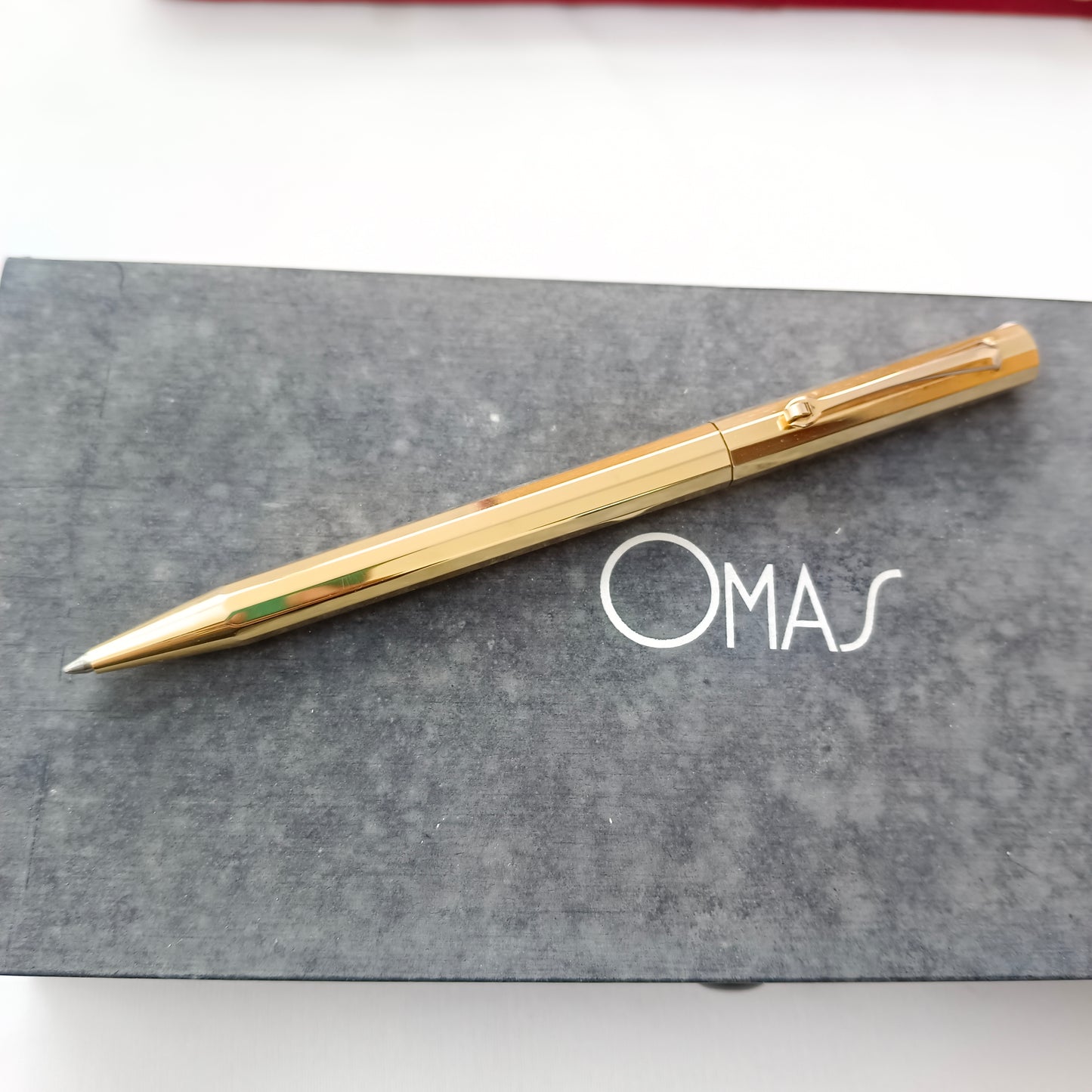 Omas 502 Gold Plated Ballpoint Pen