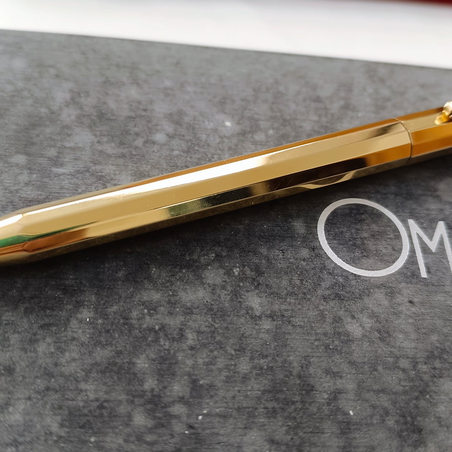 Omas 502 Gold Plated Ballpoint Pen