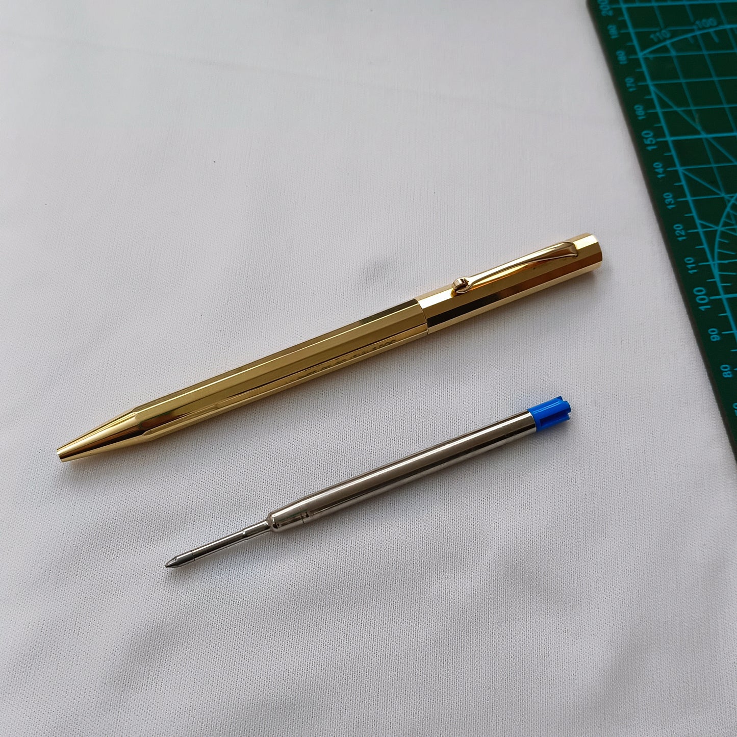 Omas 502 Gold Plated Ballpoint Pen