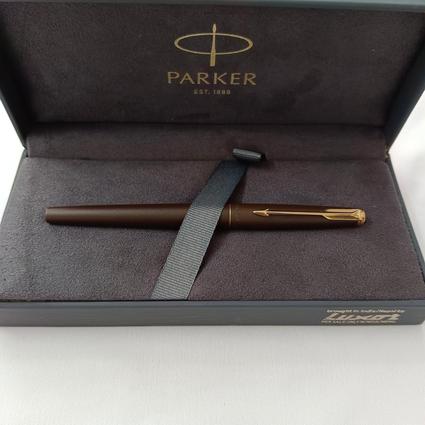 Vintage Parker 50 Falcon Brown Gold Fountain Pen