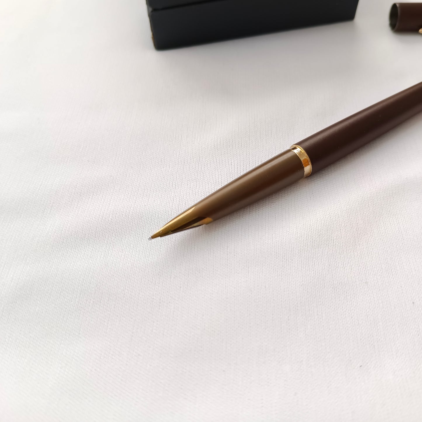 Vintage Parker 50 Falcon Brown Gold Fountain Pen