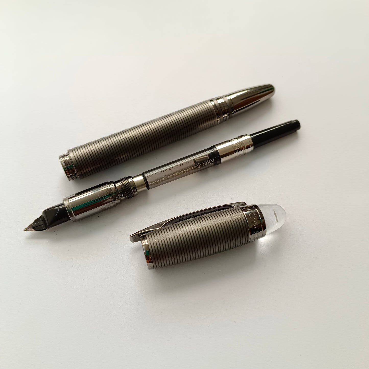 Montblanc Starwalker Midnight Black Metal Fountain Pen
