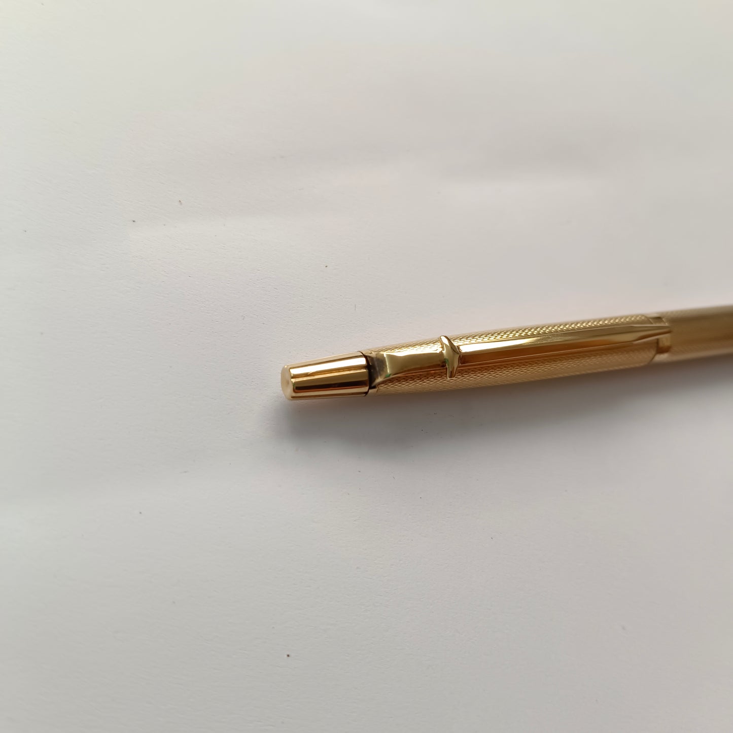 Caran d'Ache Swiss Madison Ambassador Gold Plated Barley Corn Ball Pen