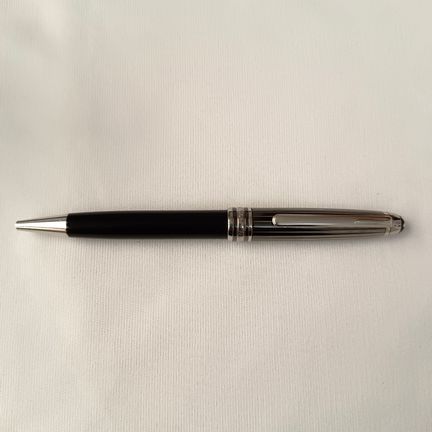Montblanc Meisterstuck Solitaire Doue Black & White Ballpoint Pen