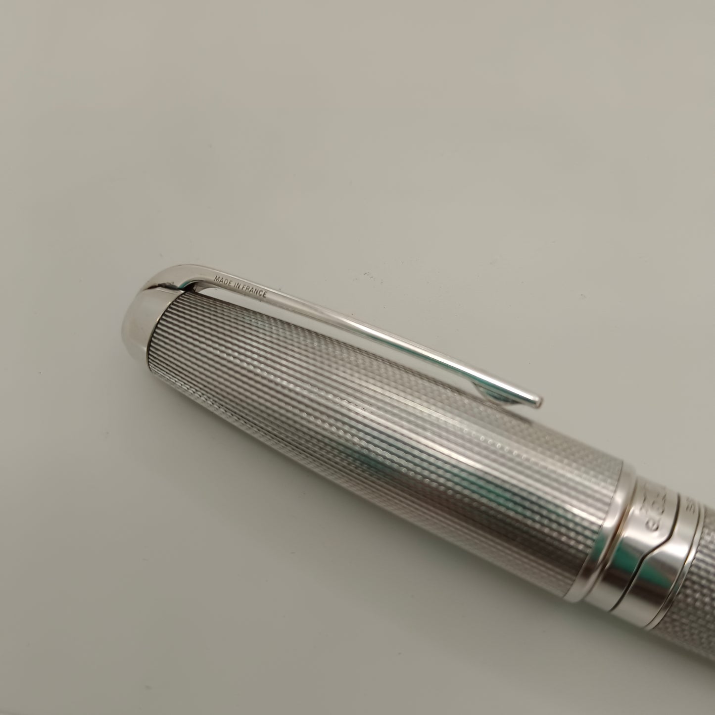 S.T. Dupont Orpheo Olympio 480101 Silver Plated Fountain Pen