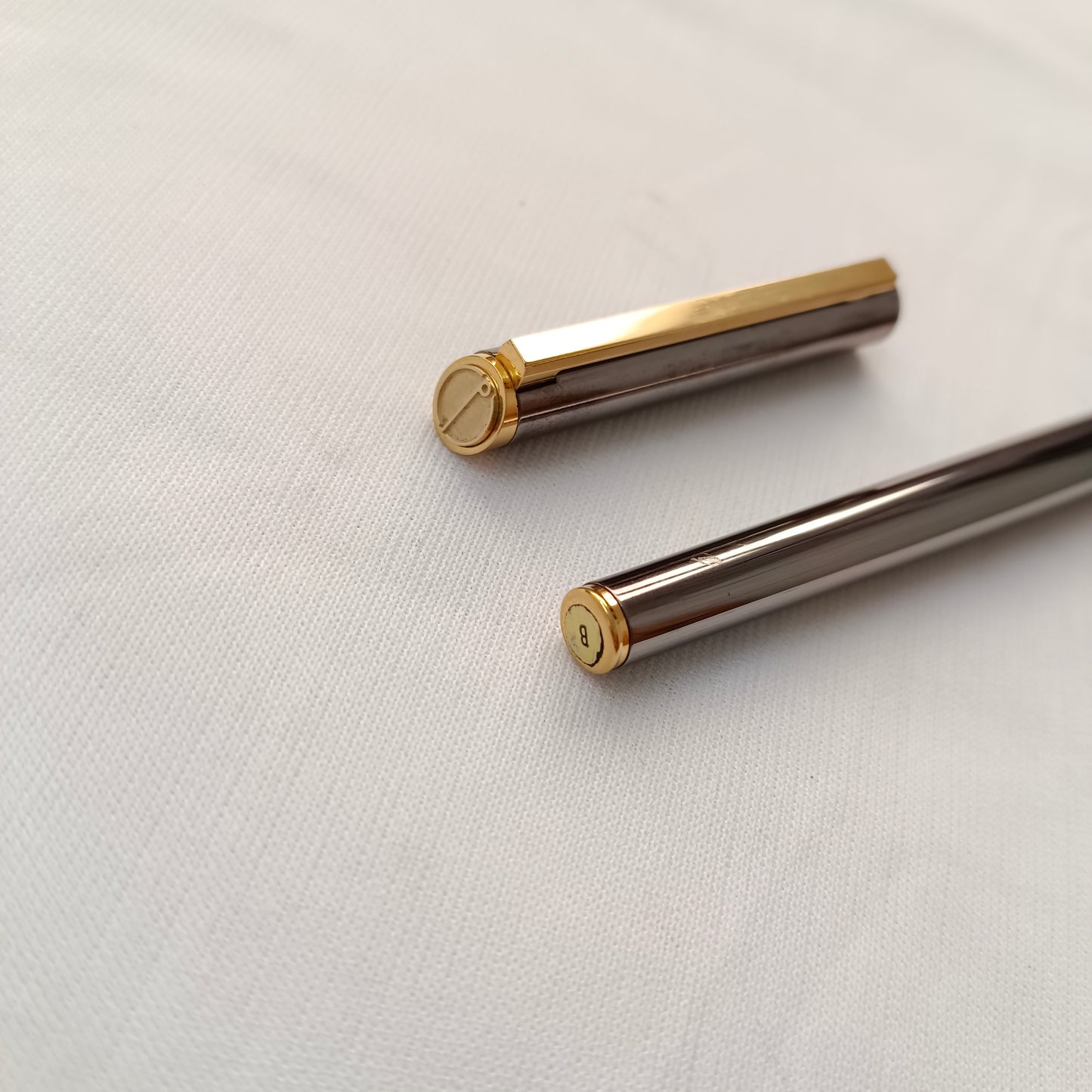 Alfred Dunhill Gunmetal & Gold Fountain Pen