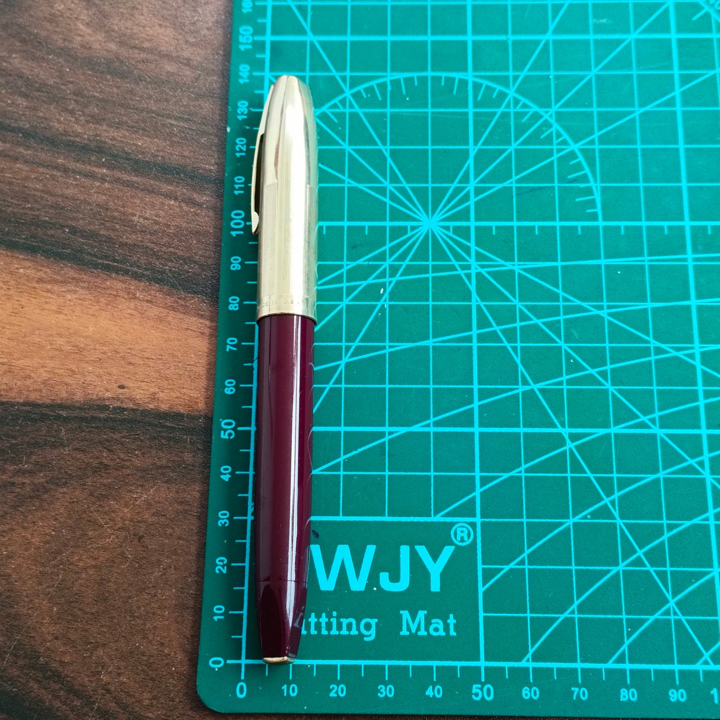 Sheaffer PFM V Burgundy Fountain Pen Made in USA