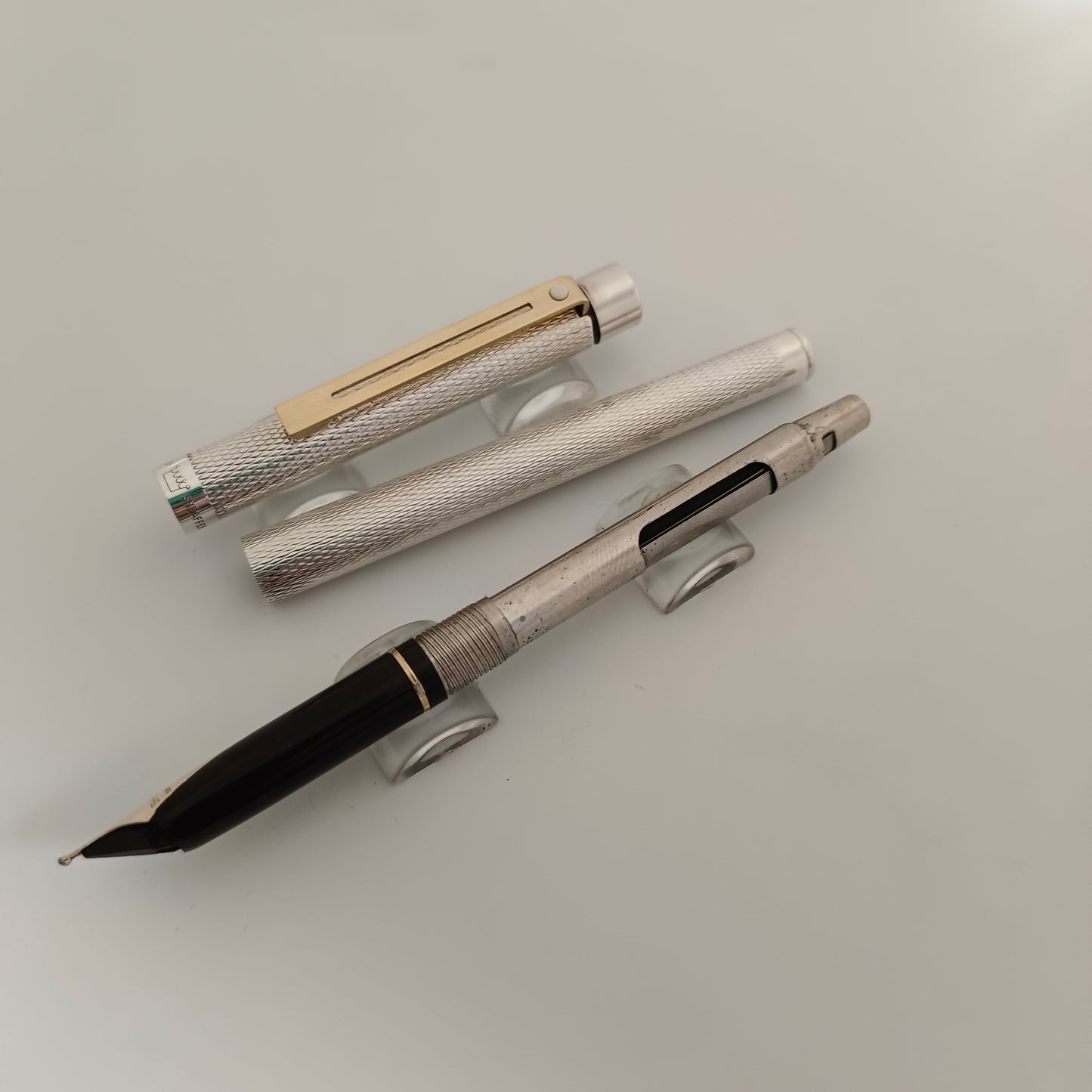 Sheaffer TARGA 1026XS - Sterling Barleycorn Fountain Pen